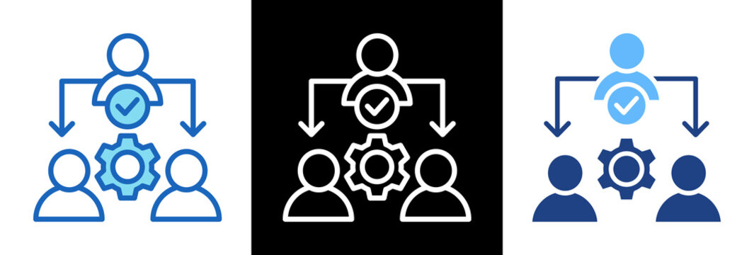 Delegation triplestyle icon