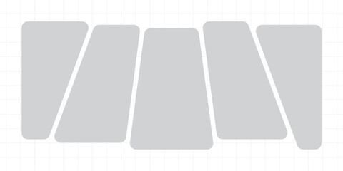 Pictures or photos frame collage, page grid layout abstract photo frames and digital photo wall template