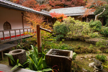 岩倉の実相院の紅葉