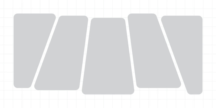 Pictures or photos frame collage, page grid layout abstract photo frames and digital photo wall template