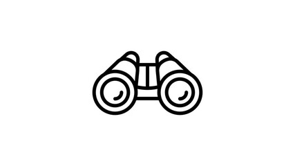 See beyond with our Binoculars animated vector icon! Explore every detail with clarity.