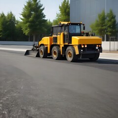 asphalt road construction