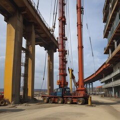crane in the port
