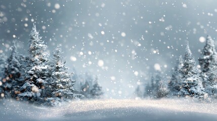 Christmas snow background image