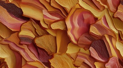 Abstract textured background with swirling wavy lines and organic shapes in warm colors. Modern art for graphic design.