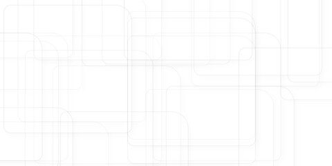 Modern Abstract white background design with layers of textured white transparent material in triangle and squares shapes. White color technology concept geometric line vector background.