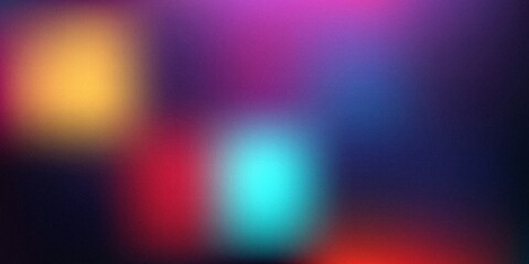 Blurred vibrant neon spectrum: ethereal color gradient in dark
