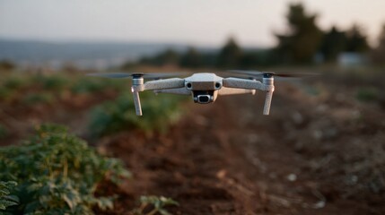 Silent drone hovers over rustic vineyard, conjuring Bacchus tales, precision viticulture, and autumn's secret harvest, marking Vinalia