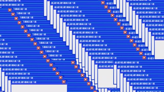  PC　ウインドウ　バグ表示　背景透過
