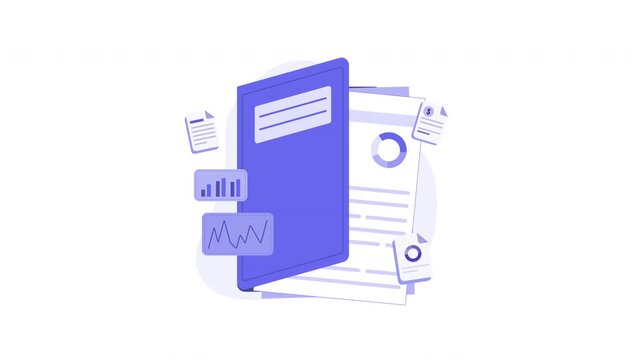 Business document with charts and data suitable for presentations, reports, business proposals, financial analysis, and project documentation.