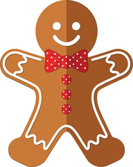gingerbread man isolated