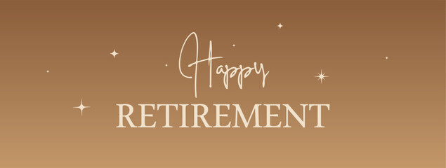 happy retirement text
