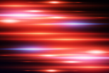 Bright red neon lines background with motion effects.