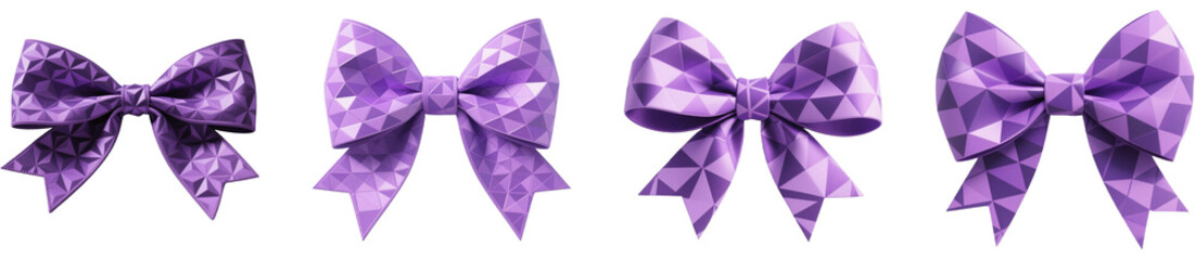 リボン　幾何学柄　模様　柄　装飾物