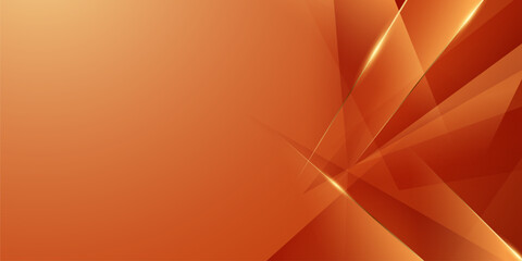 Abstract background vector illustration with a modern design, orange and gold colors, and geometric elements.
