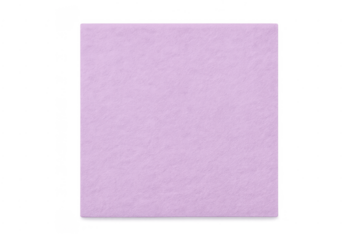 Light purple rough paper blank square with transparent background