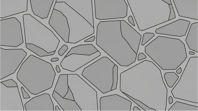 Abstract Illustration of a Gray Stone Wall Texture for Graphic Backgrounds