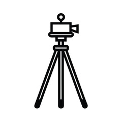 Tripod Camera Line Icon