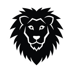 Lion Head Flat Icon