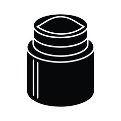 Lip Balm Jar Outline Icon
