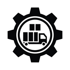 Logistics Gear Icon