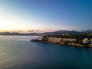 Fototapeta premium Costa de la Calma and Santa Ponsa, Calviá, Mallorca, Balearic Islands, Spain