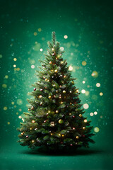 christmas tree close up 