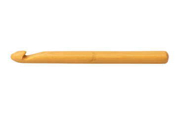 Wooden bamboo crochet hook for knitting and craft