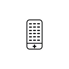 TV remote electronic logo design