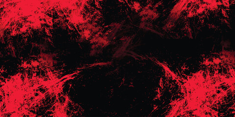 Red Abstract Grunge Splatter Texture Dark Background Chaotic Paint Brush Strokes Energetic Design vector