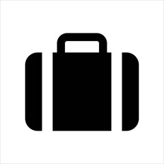 An illustration of a black taxi service icon on a white background