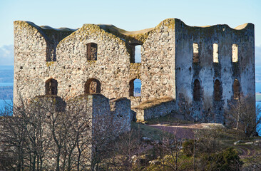 Brahehus Slottsruin Castle Ruin Above