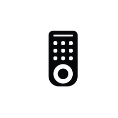 TV remote electronic logo design
