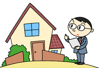 生活のイラスト - 不動産鑑定・不動産鑑定士・訪問査定