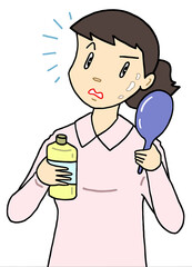 病気・疾患のイラスト - 白斑・皮膚疾患・化粧品アレルギー