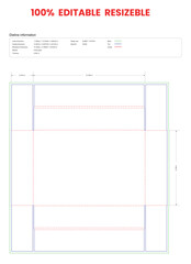 regular slotted tray with double walls dieline template box dieline die lines packaging custom dieline  box cardboard box dieline pizza box dieline printable product packaging layout,

