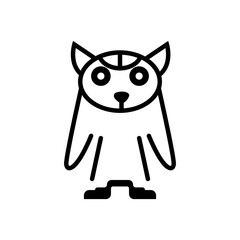 vector illustration of a dog