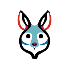 Adorable Flat Cartoon Mouse Character &ndash; Modern Vector Artwork for Creative Projects