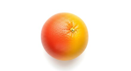 Vibrant fresh grapefruit isolated on clean white background studio isolated on white background