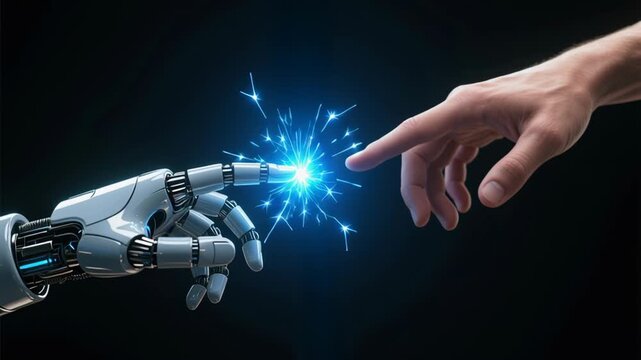 AI Cloud Technology Business Performance Data Analytic, Digital Interface for Monitoring Big Data and Automation