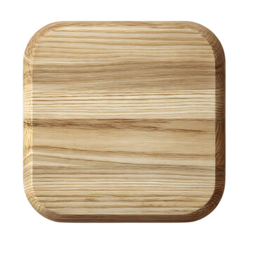 Small Wooden Chopping Board Top View Transparent PNG
