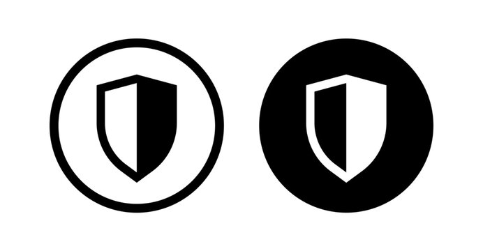 Protection icon. Shield symbol. Guard, secured sign