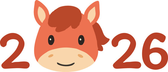 2026_New Year_North Korean Symbol_Icon for the Year of the Horse