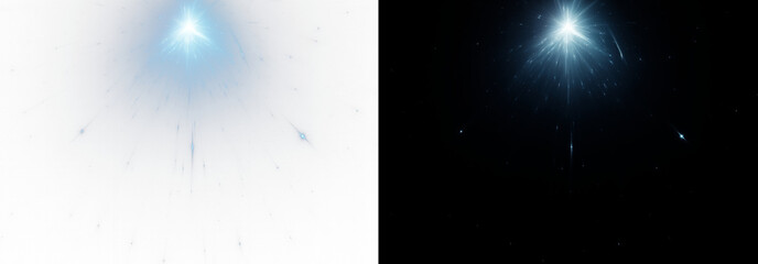 Bright solar flare with luminous sunbeam, radiant glow, and light effects ideal for summer illustrations, energy visuals, and glowing sunlight projects