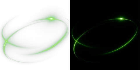 Brilliant neon circle with transparent futuristic glow perfect for digital illustration, electronic...