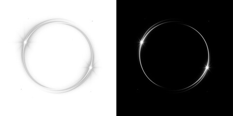 Light wave overlay with animated bokeh pattern