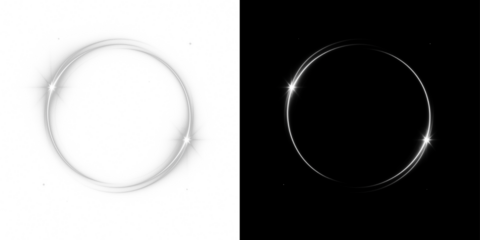 Light wave overlay with animated bokeh pattern