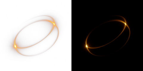 Digital light trail with glow and dynamic composition ideal for overlay effects, modern illustration, and artistic digital projects
