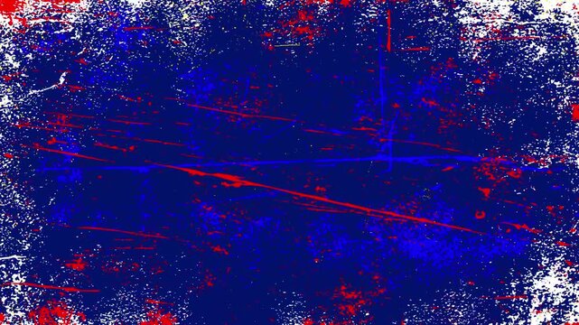 Stylized 2D Zap Colorful Pattern Background Dynamic Comic Ink Zigzag Splatters and Strokes 4k Loop