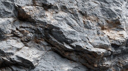 Rough natural stone texture, gray rock surface with cracks